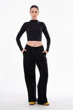 Nova Active Cotton Pants | Black