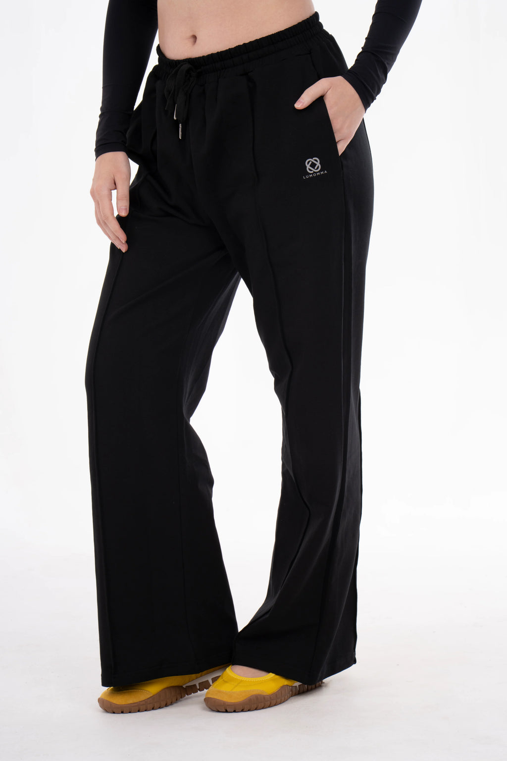Nova Active Cotton Pants | Black
