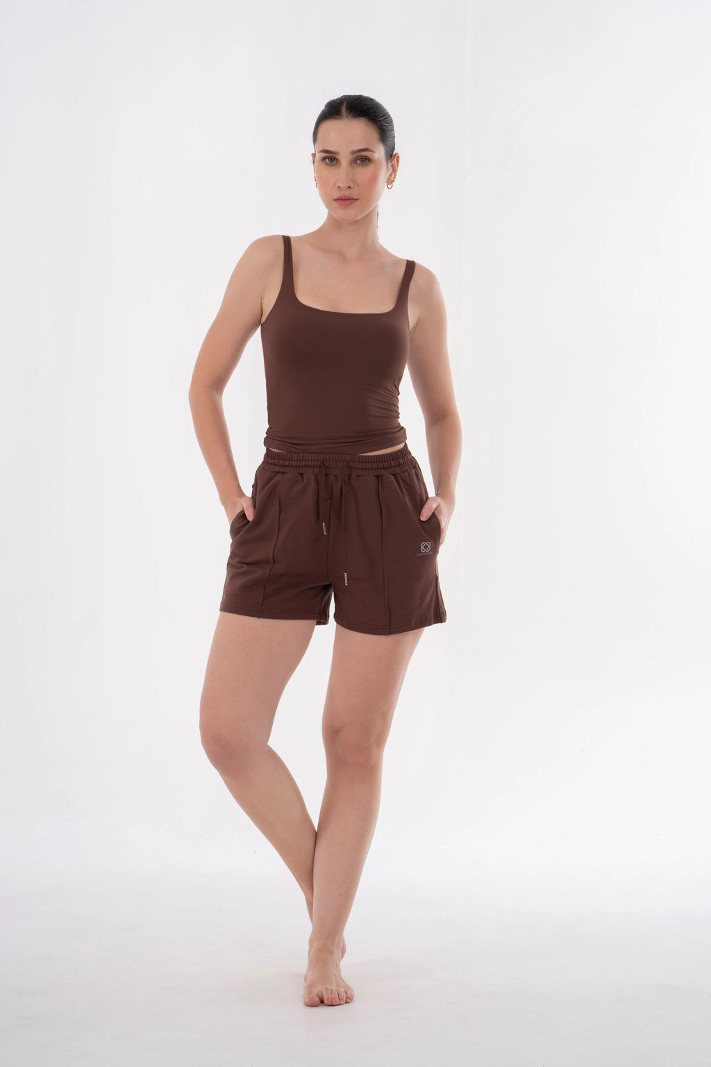 Glide Tank Top | Brown