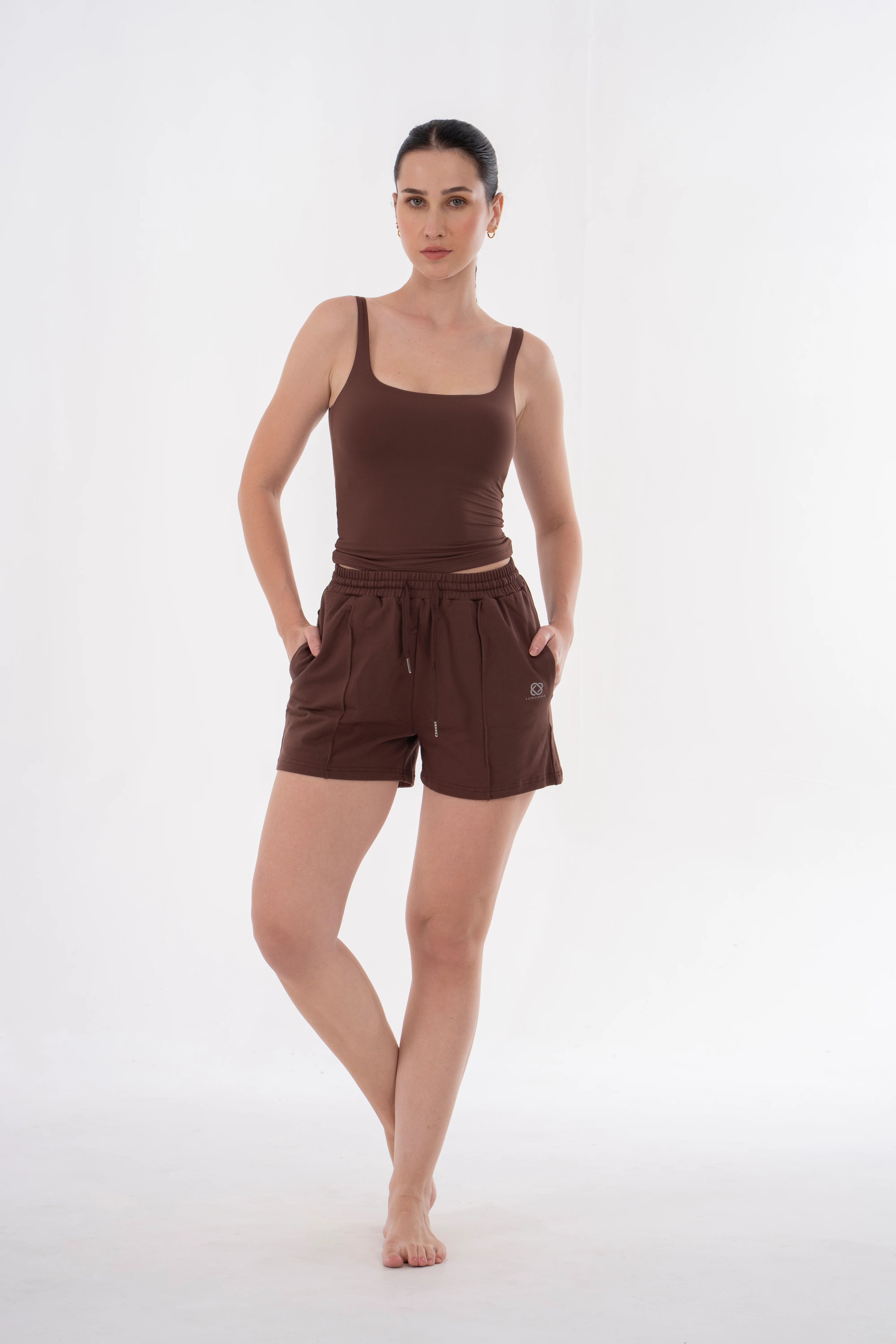 Glide Tank Top | Brown