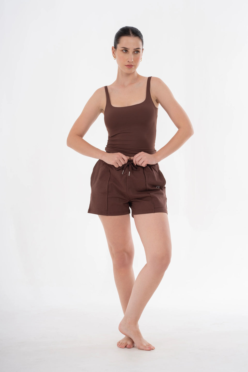 Glide Tank Top | Brown