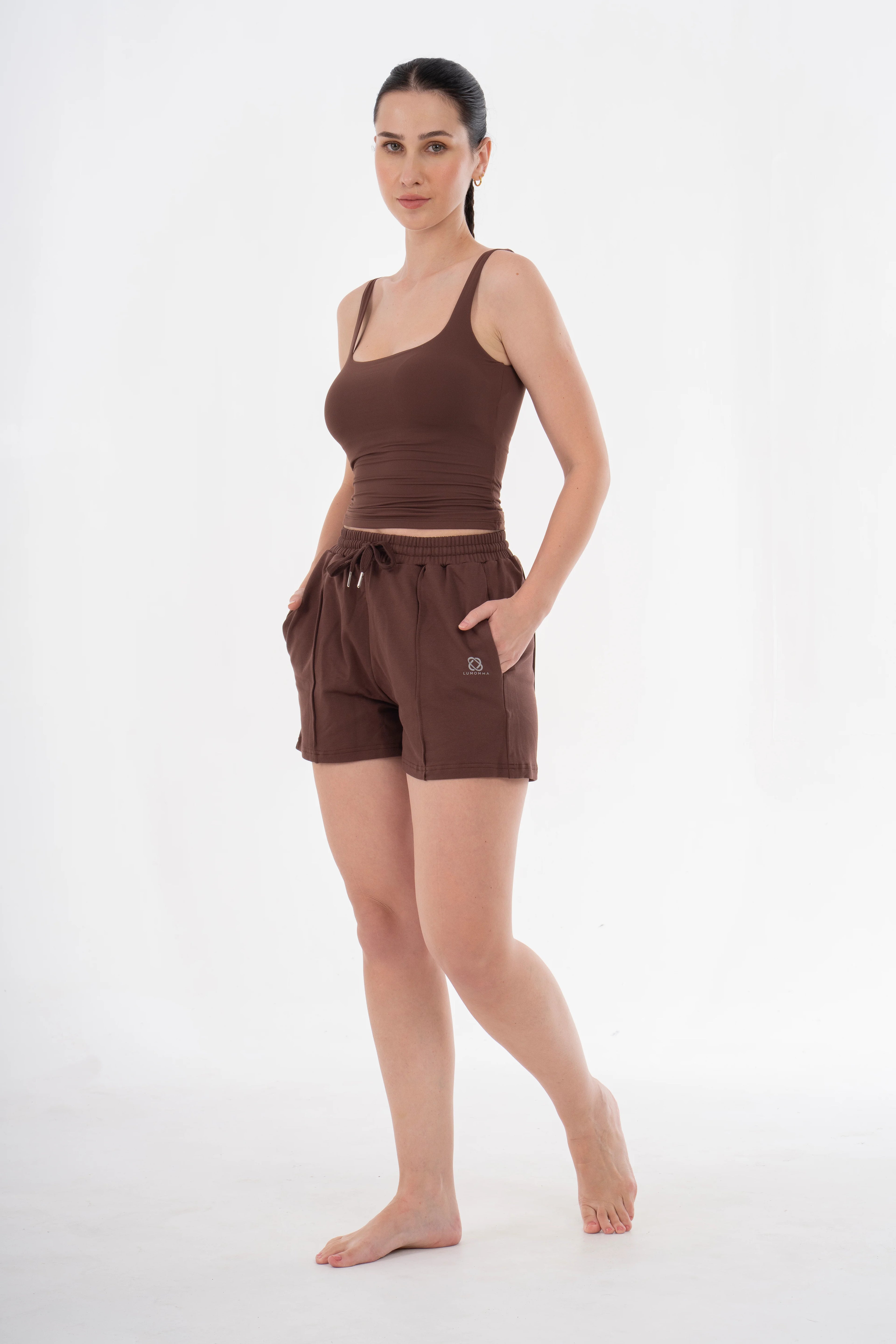 Glide Tank Top | Brown