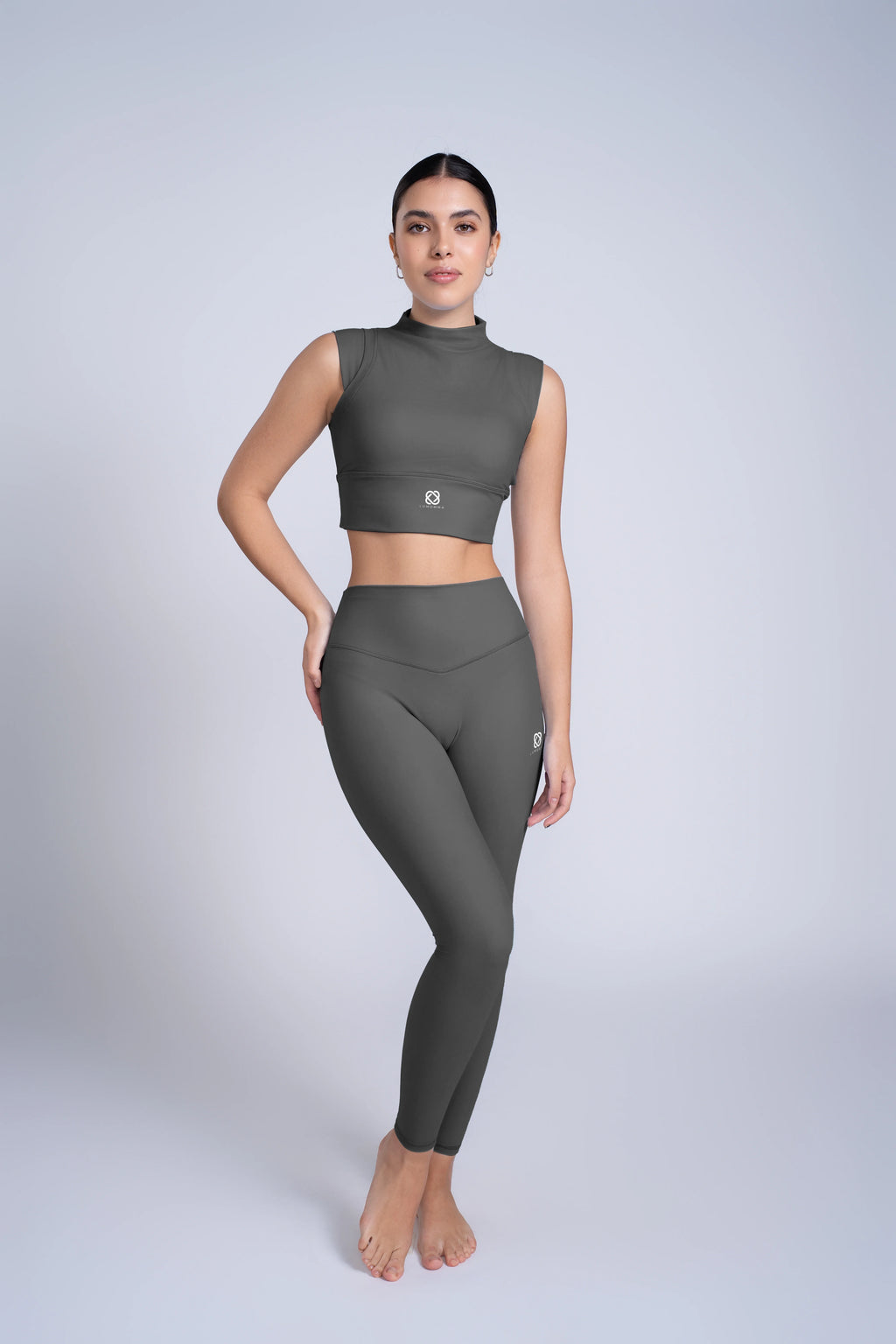 Chisel  Tank Top | With Support | Onyx Grey