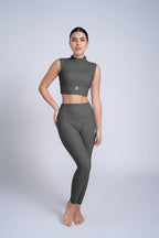 Chisel  Tank Top | With Support | Onyx Grey