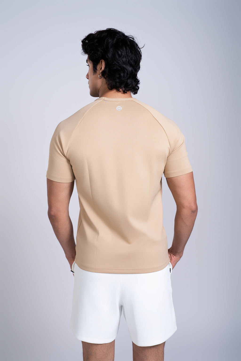 Motion Drop Tee  | Sand Brown