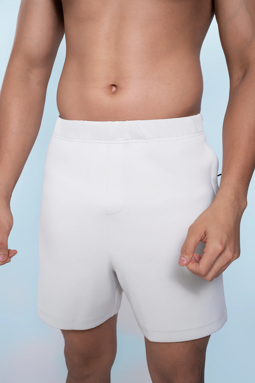 E`lan Flex Shorts | Greige