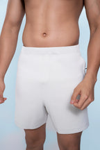 E`lan Flex Shorts | Greige
