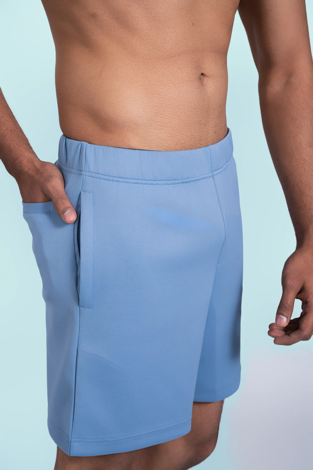 E`lan Flex Shorts | Smoke Blue