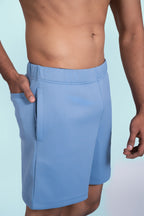 E`lan Flex Shorts | Smoke Blue