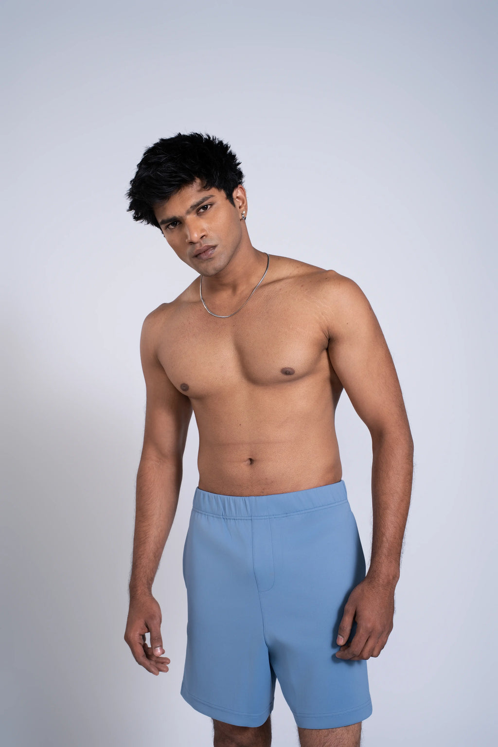 E`lan Flex Shorts | Smoke Blue