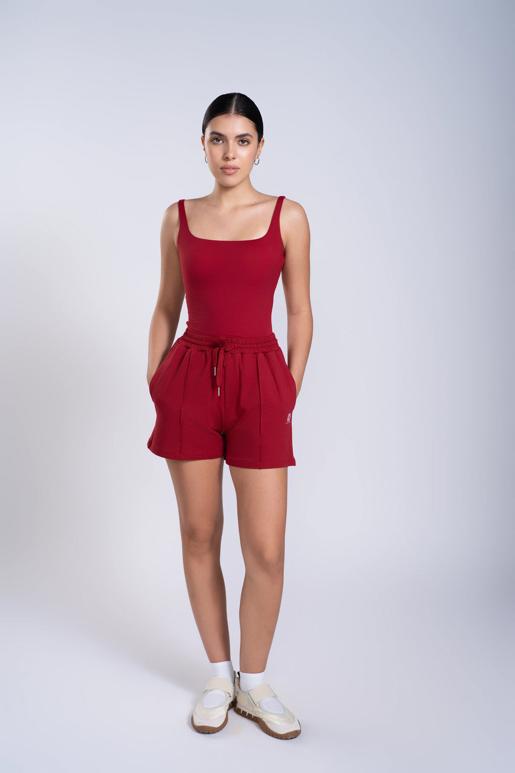Glide Active Cotton Shorts | Wild Rose