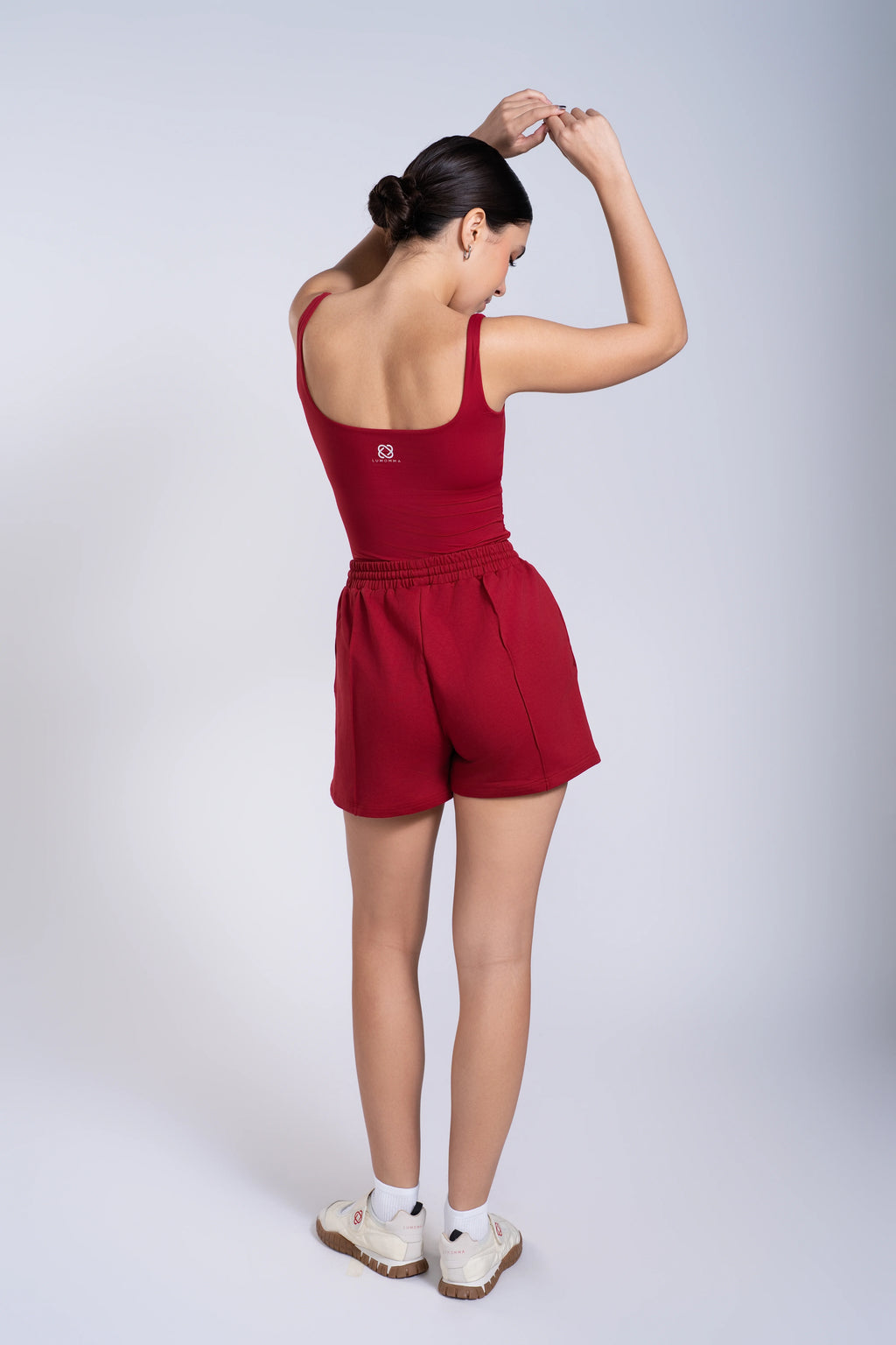 Glide Active Cotton Shorts | Wild Rose