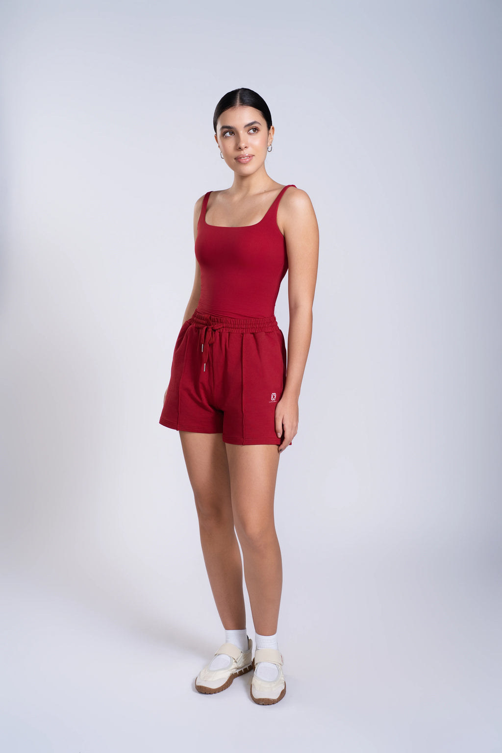 Glide Active Cotton Shorts | Wild Rose