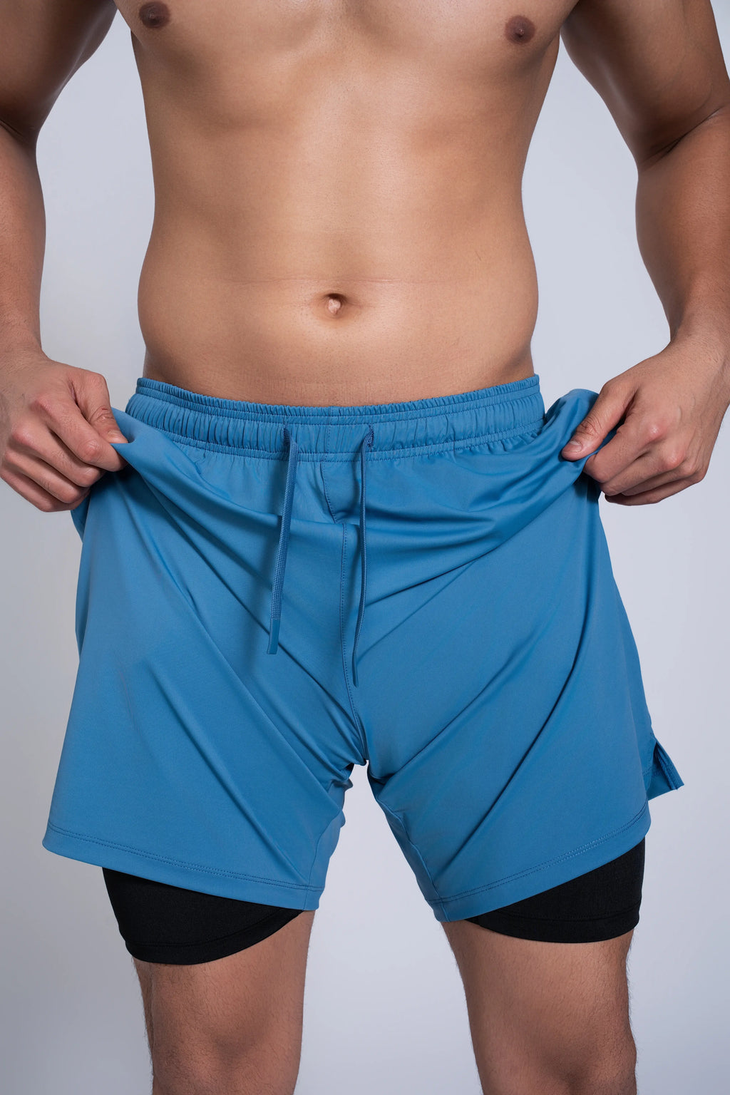 Hybrid 2Layer Shorts | Harbour Blue