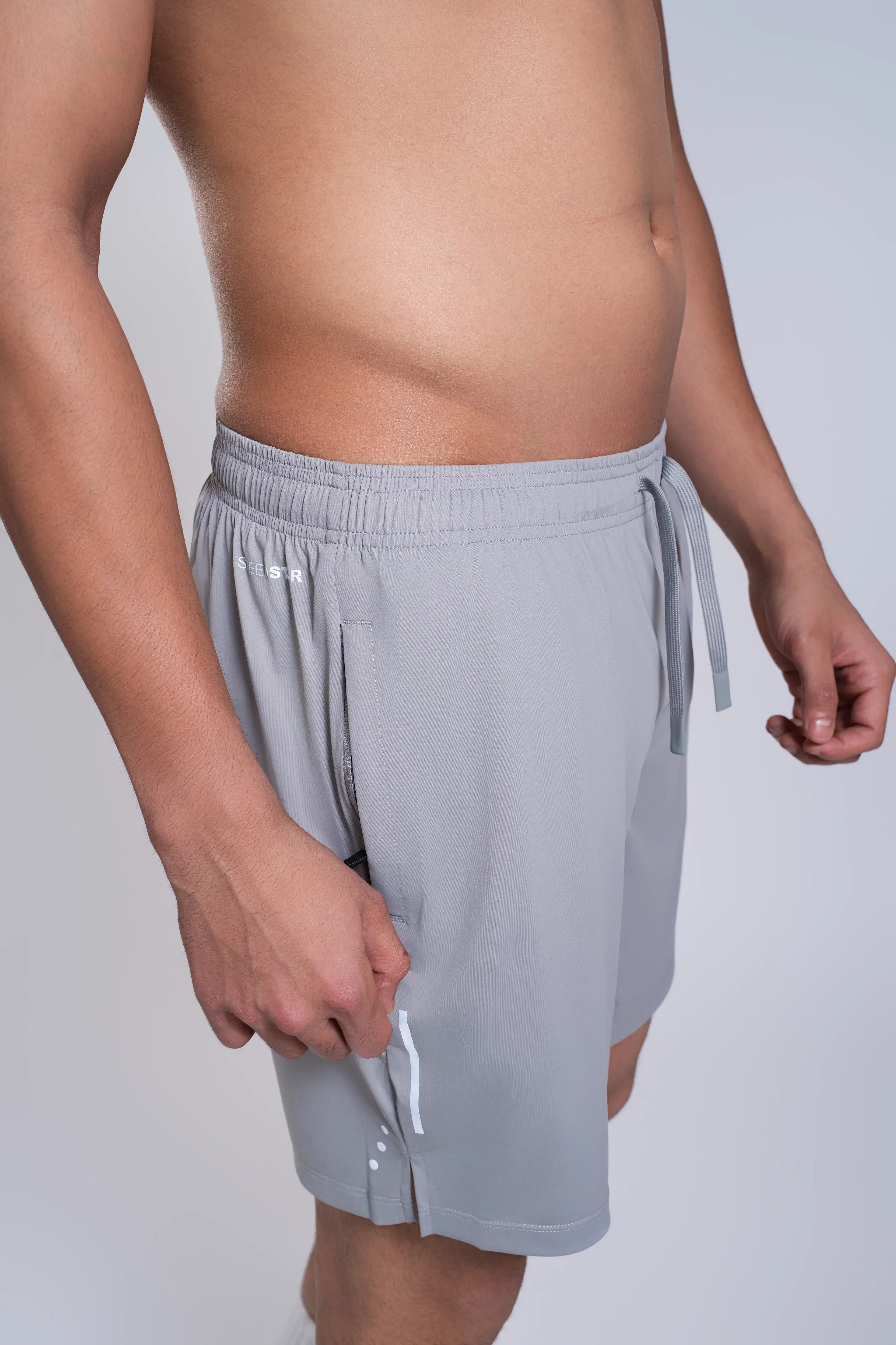 Hybrid 2Layer Shorts | Metal Grey