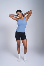 Muse Tank Tee | Oxford Blue