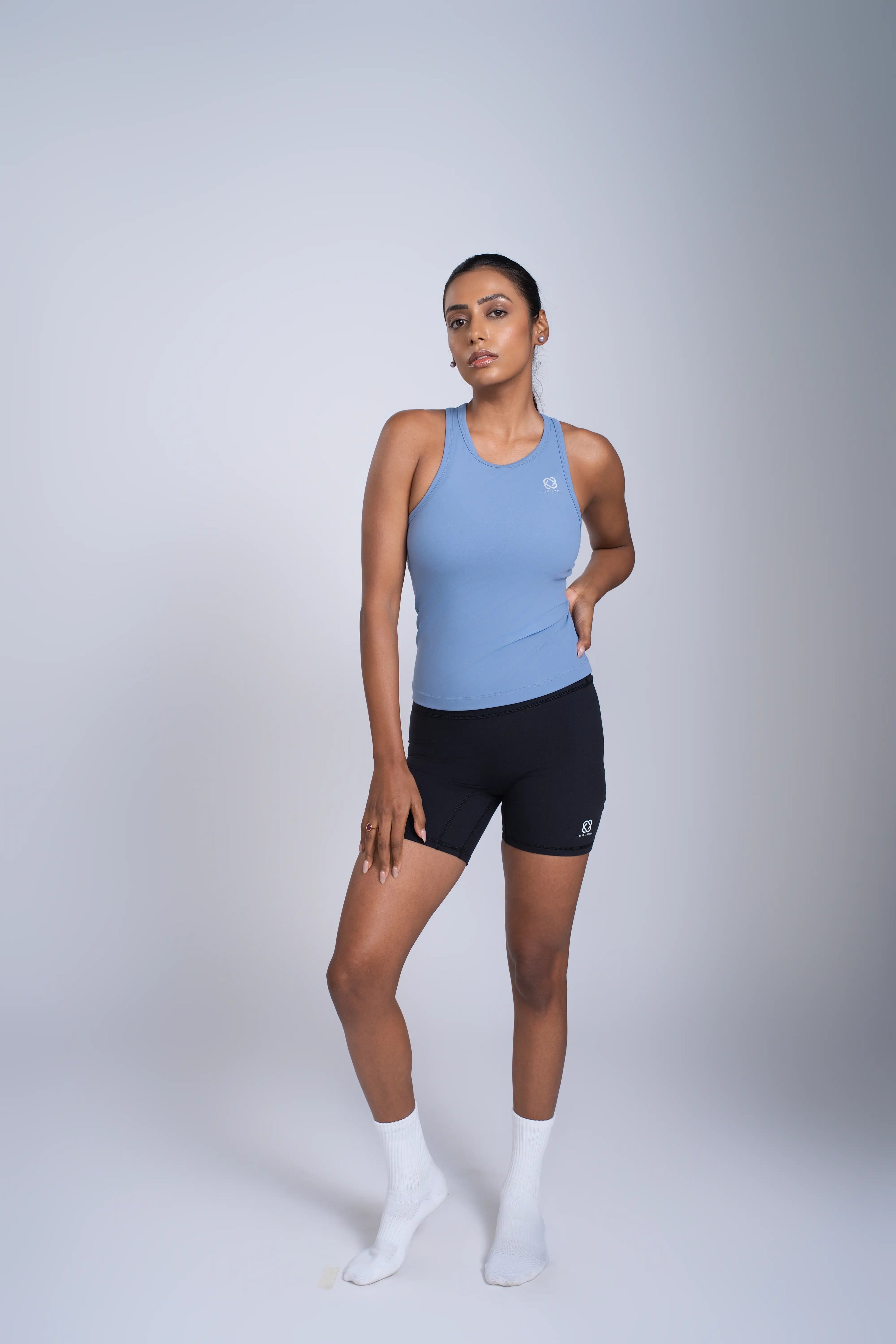 Muse Tank Tee | Oxford Blue