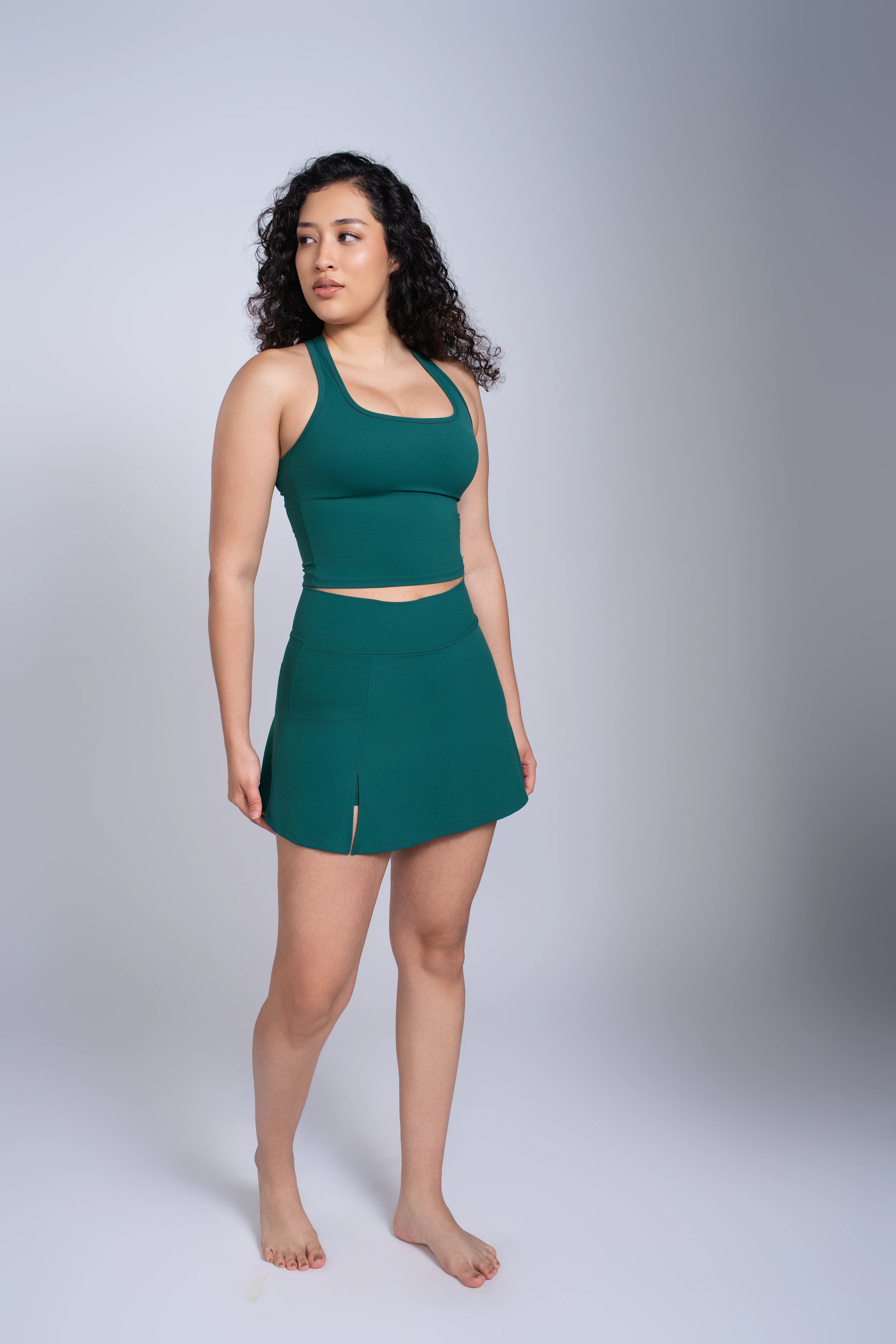 Solace Court Skirt | Monsoon Green