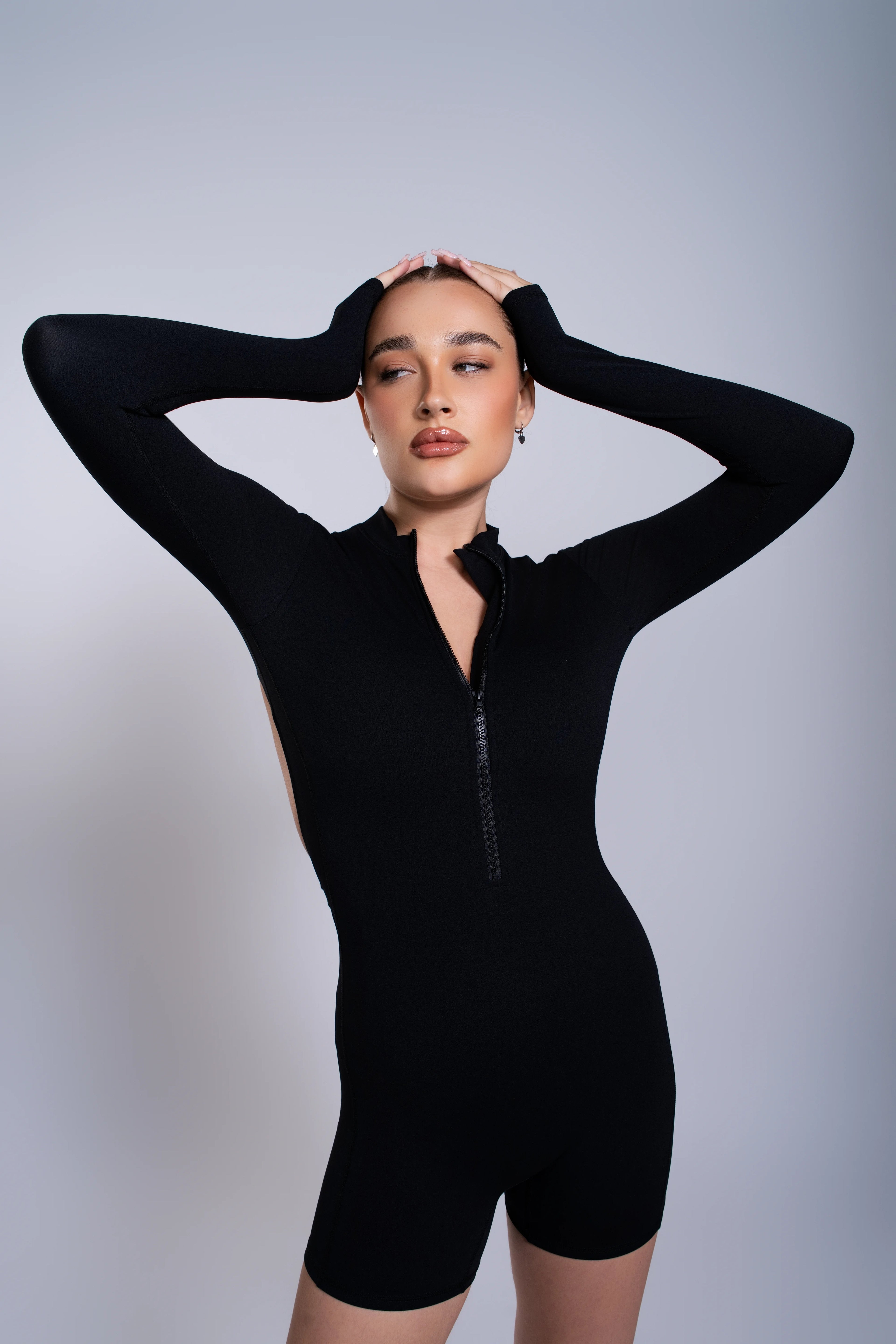 Wave Performance Jumpsuit  | SwimWear | With Support | Black