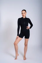 Wave Performance Jumpsuit  | SwimWear | With Support | Black