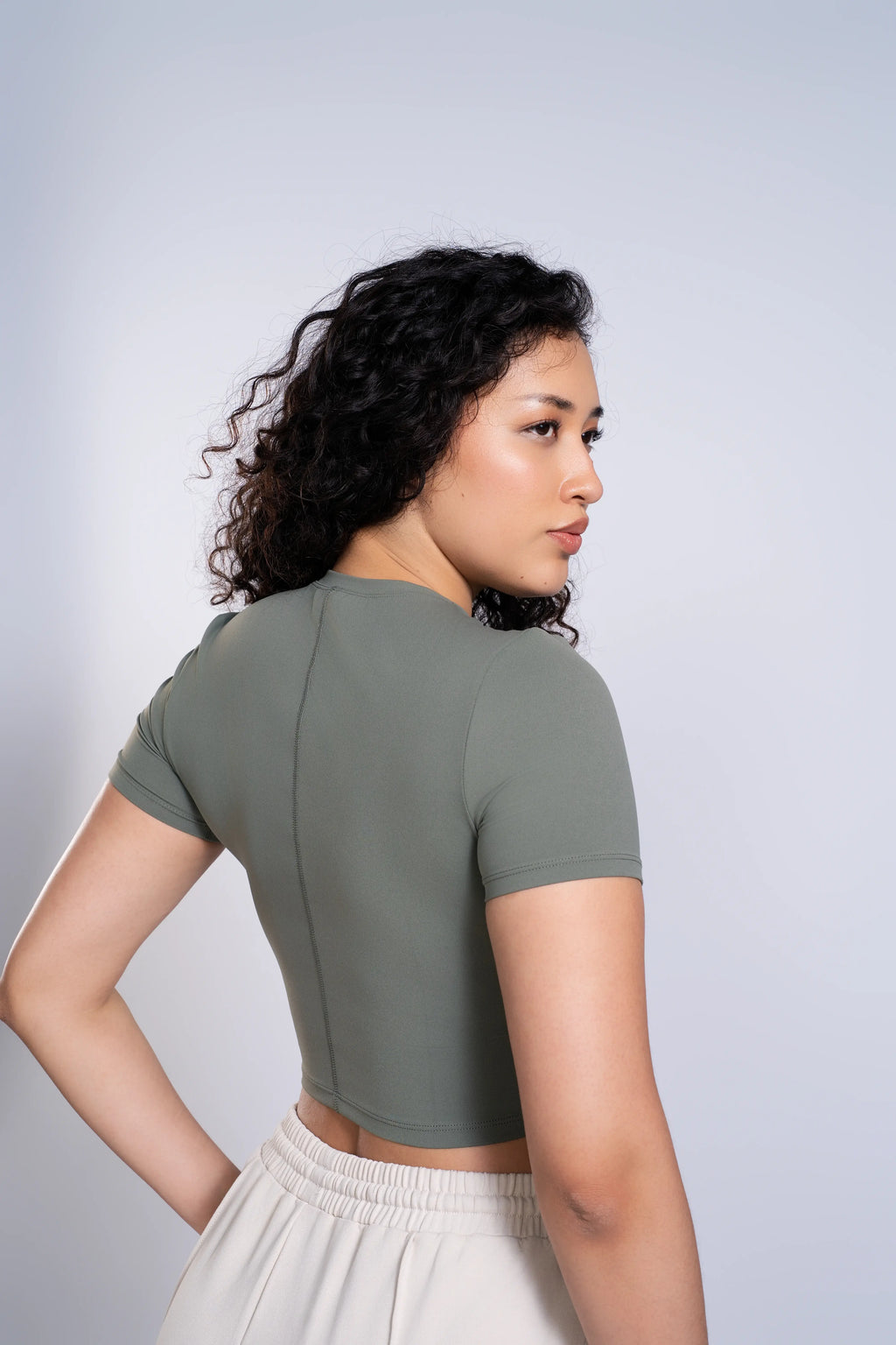 ZenFit Tee | Olive Green